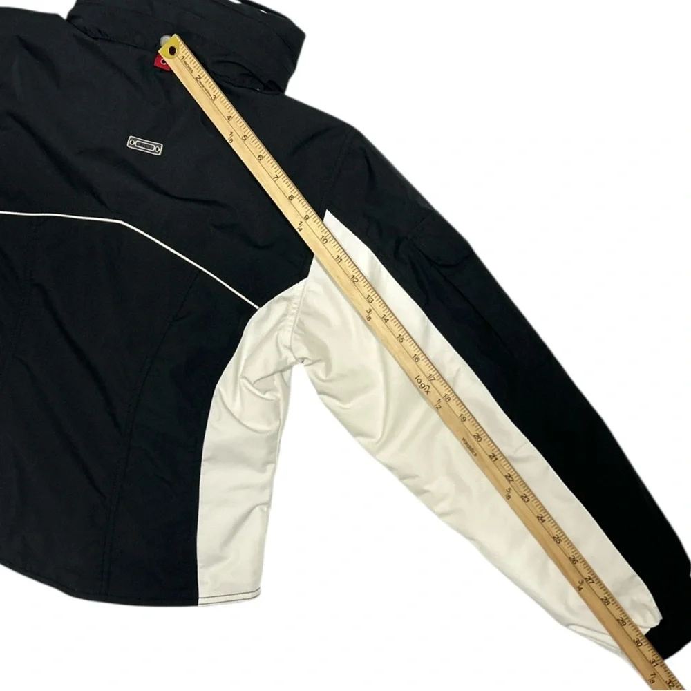 NILS Ski Jacket Womens Size 6P Black White Insulated Winter Snowboard Outdoors